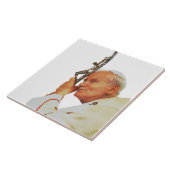 Saint Paus Johannes Paulus II Tegeltje (Zijkant)