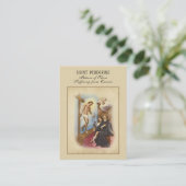 Saint Peregrine Patron Saint du Cancer Carte Saint (Debout devant)