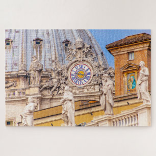 Saint Peter Basilica, detail, Rome, Italië Legpuzzel