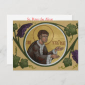 Saint Peter de Aleut Prayer Card Briefkaart (Voorkant / Achterkant)