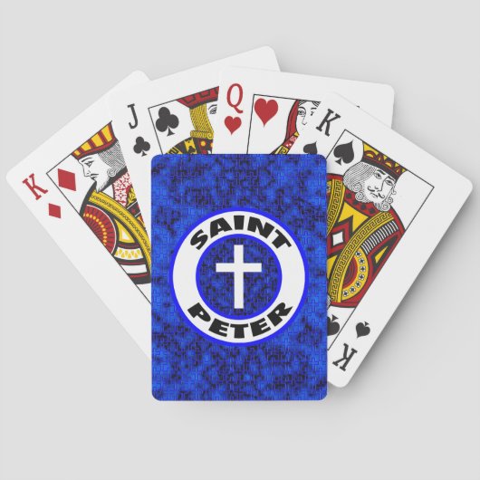 Saint Peter Pokerkaarten (Achterkant)
