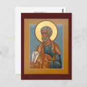 Saint Peter Prayer Card Briefkaart (Voorkant / Achterkant)