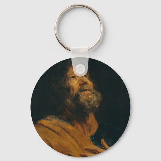 Saint Peter van Antoon van Dyck Sleutelhanger (Voorkant)