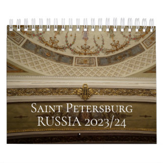 Saint-Pétersbourg ・ 18 mois Calendrier : Choisir l