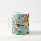 Saint-Pétersbourg Floride carte Mug (Devant gauche)