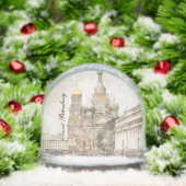 Saint Petersburg Russia Snow Globe – Vintage Sneeuwbol (Kerstmis)