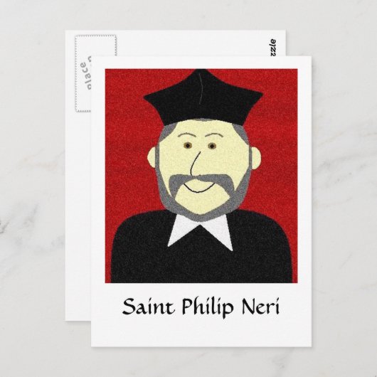 Saint Philip Neri Briefkaart (Voorkant / Achterkant)