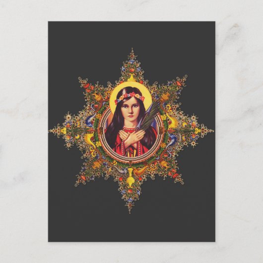 Saint Philomena Briefkaart (Voorkant)
