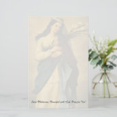 Saint Philomena Briefpapier (Staand voorkant)
