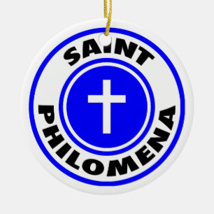 Saint Philomena Keramisch Ornament