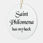 saint philomena keramisch ornament (Links)