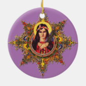 Saint Philomena Keramisch Ornament (Achterkant)