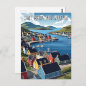 Saint Pierre and Miquelon Briefkaart (Voorkant / Achterkant)