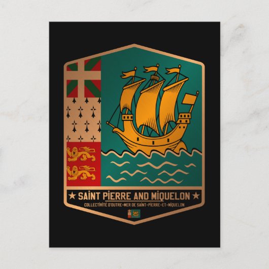 Saint-Pierre en Miquelon Briefkaart (Voorkant)