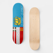 Saint Pierre en Miquelon Flag Skateboard (Voorkant)