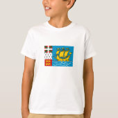 Saint Pierre en Miquelon Flag T-shirt (Voorkant)
