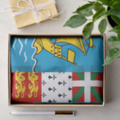 Saint Pierre en Miquelon Flag Tissuepapier (Geschenk)