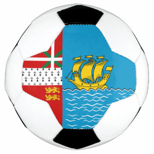 Saint Pierre en Miquelon Flag Voetbal