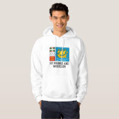 Saint-Pierre en Miquelon Hoodie (Voorkant volledig)