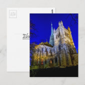 Saint-Pierre-kathedraal in Genève, Zwitserland Briefkaart (Voorkant / Achterkant)