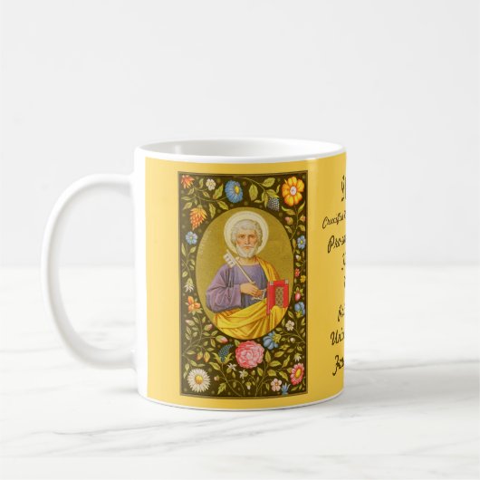 Saint Pierre l'Apôtre (PM 07) Café Mug 2a (Gauche)