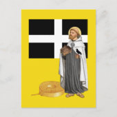 Saint Piran de Cornwall (SAE 01) et sa carte de dr (Devant)