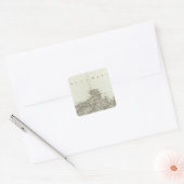 Saint Polde Leon Vierkante Sticker (Envelop)