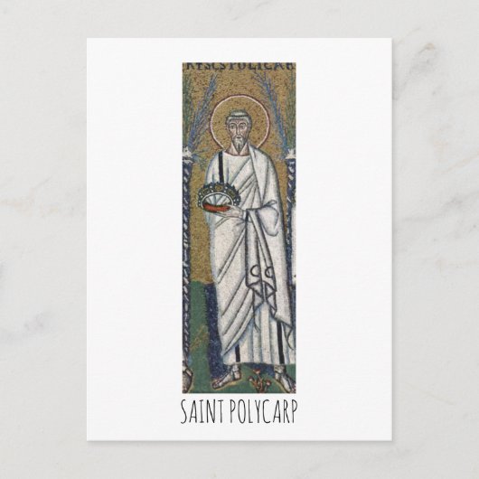 Saint Polycarp Briefkaart (Voorkant)