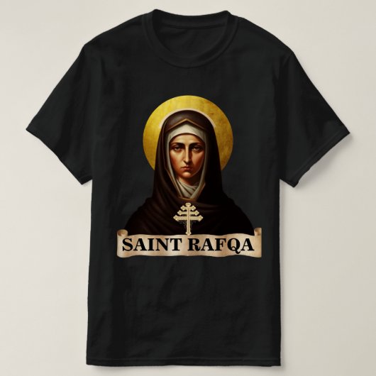 Saint Rafqa, Maronite Nun, T-Shirt (Design voorkant)