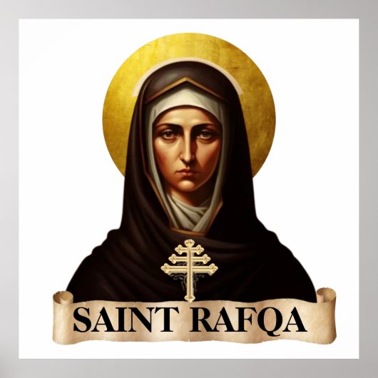 Saint Rafqa, Nun maronite, Poster de 40 po x 40 po (Devant)