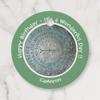 Saint Regis Mountain USGS Benchmark Party Items Bedankjes Labels