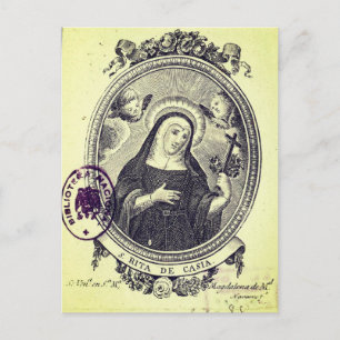 Saint Rita van Cascia Briefkaart