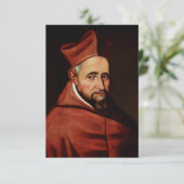 Saint Robert Bellarmin Bedankkaart (Staand voorkant)