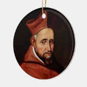 Saint Robert Bellarmin Keramisch Ornament (Links)