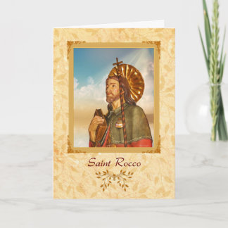 Saint Rocco - Blank Wenskaart Kaart