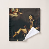 Saint Roch et l'Ange par Guy François (Gant de toilette)