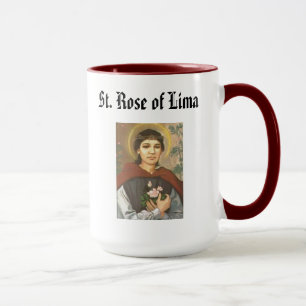 SAINT ROSE* de la tasse de Lima Santa Rosa De Lima