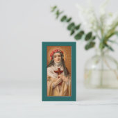 Saint Rose de Lima Prière ou Carte de visite (Debout devant)