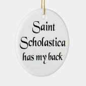 saint scholastica coffee mug keramisch ornament (Rechts)