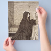 Saint Scholastica Patroness van school Flyer (Hand)