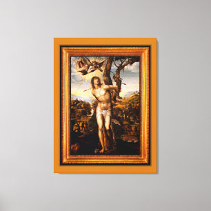 SAINT SEBASTIAN Stretted Canvas Print