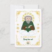 Saint-Serge de Radonej Carte Sainte (Devant)