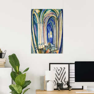 Saint-Séverin   Robert Delaunay   Poster