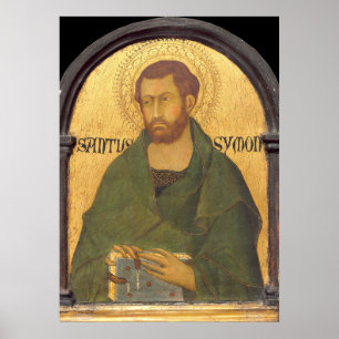Saint Simon - Simone Martini Poster d'Art
