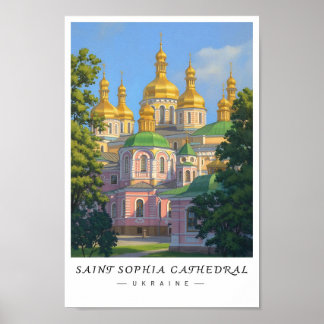 Saint Sophia Cathedral Ukraine Wall Art, Kyiv Poster