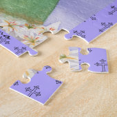 Saint St. Dymphna Jigsaw Puzzle Gift (Côté)