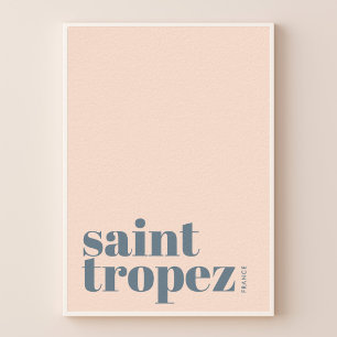 Saint St. Tropez Frankrijk modern stad Poster