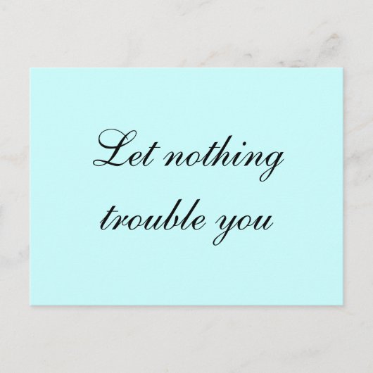 Saint Teresa Quote Briefkaart (Voorkant)