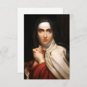 Saint Teresa van Jezus Bedankkaart (Voorkant / Achterkant)