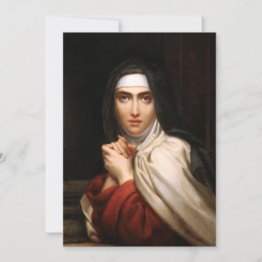 Saint Teresa van Jezus Feestdagenkaart (Voorkant)